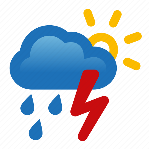 Rain, thunderstorm, chance, weather, cloud, storm icon - Download on Iconfinder