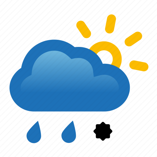 Rain, hail, sunny, sun, weather, thunderstorm, cloud icon - Download on Iconfinder