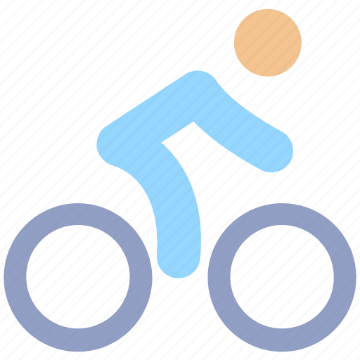 Bicycle, cycle, cycling, exercise, fitness, man, ride icon - Download on Iconfinder