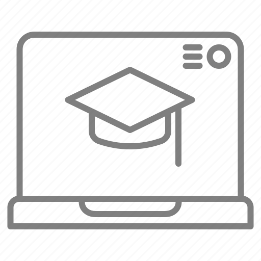 Graduation, education, study, university, online icon - Download on Iconfinder