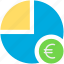 pie, chart, percent, and, euro, business, graph, analytics, percentage 