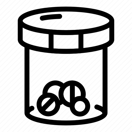 Jar, logo, medical, medicine, pill, plastic, transparent icon - Download on Iconfinder