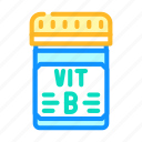 vitamin, b, package, pills, medicaments, glass