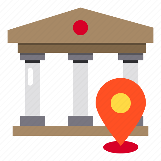Banking, location, locations, map, pin icon - Download on Iconfinder