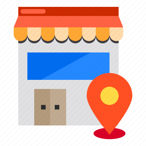 Location, locations, pin, shop, shopping icon - Download on Iconfinder