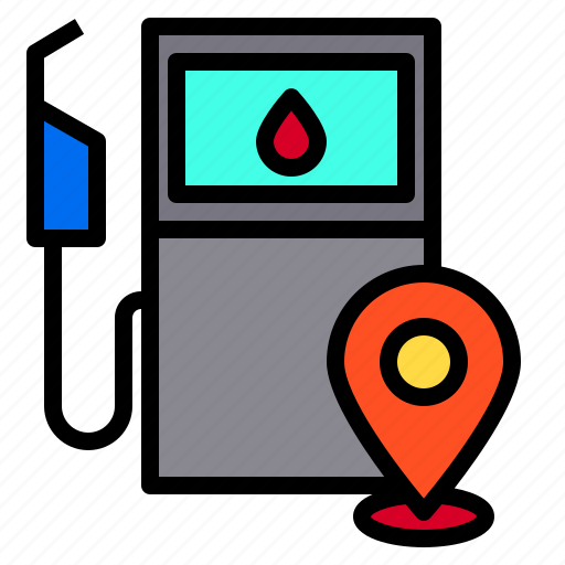 Gas, location, locations, pin, station icon - Download on Iconfinder
