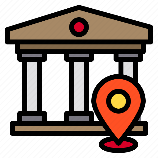 Banking, location, locations, map, pin icon - Download on Iconfinder