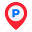 parking, pin, sign, navigation, location, gps 