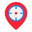 placeholder, target, marketing, focus, arrow, navigation, location 