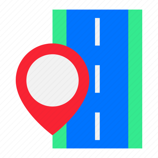 Street, map, navigation way, sign, road, direction icon - Download on Iconfinder