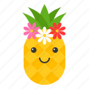 food, fruit, pineapple, summer, tropical, vacation