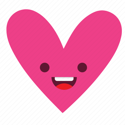 Love, pink, smile, sticker icon - Download on Iconfinder