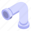 flange, sewer, pipe, isometric 