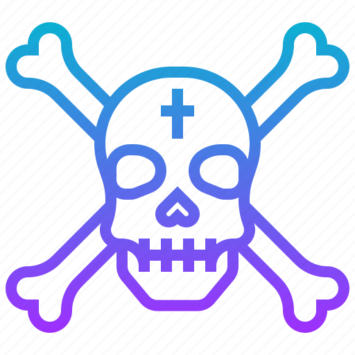 Crossbone, death, pirate, skull icon - Download on Iconfinder