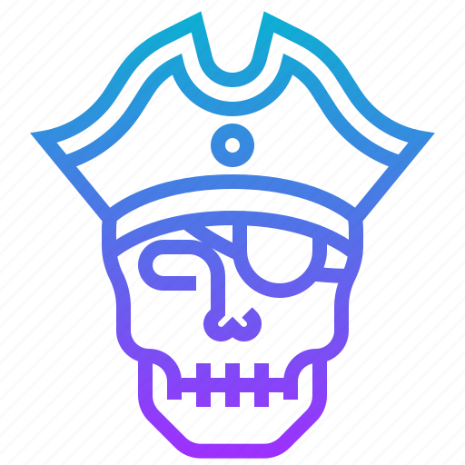 Crossbone, death, hat, helmet, piracy, pirate, skull icon - Download on Iconfinder