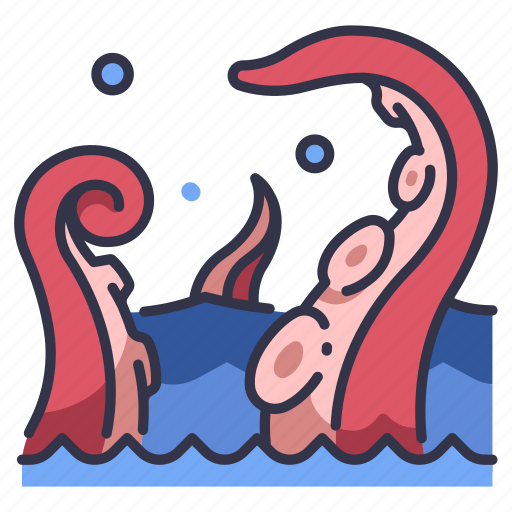 Kraken, monster, nature, ocean, octopus, sea, tentacle icon - Download on Iconfinder