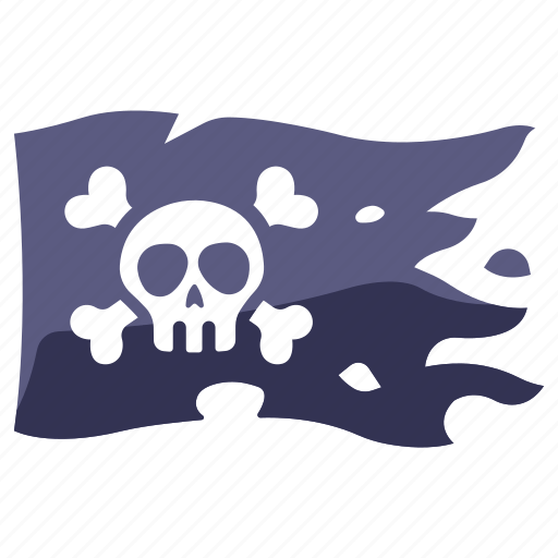 Cross, danger, death, flag, pirate, skeleton, skull icon - Download on Iconfinder