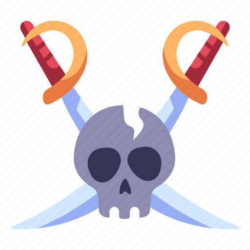 Danger, death, head, pirate, skeleton, skull, sword icon - Download on Iconfinder