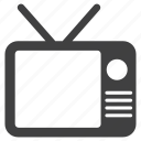 television, antenna, classic, tv, media, broadcast, visual, video, retro, device, audio, technology