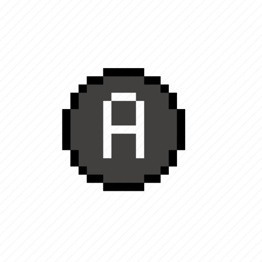 A, button, controller, gamepad, game icon - Download on Iconfinder