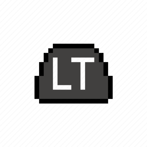 Lt, button, gamepad icon - Download on Iconfinder