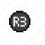 r3, button, gamepad, controller 