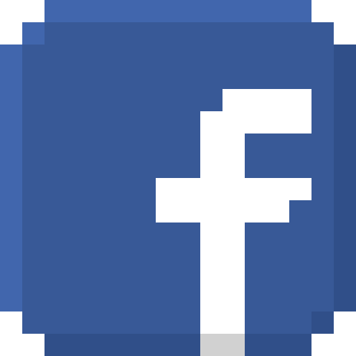 Facebook, pixel, logo, blue, social media icon - Free download