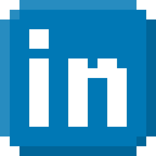 Linkedin, work, business, pixel, logo, social media icon - Free download