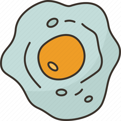 Egg, fried, yolk, cooked, nutrition icon - Download on Iconfinder