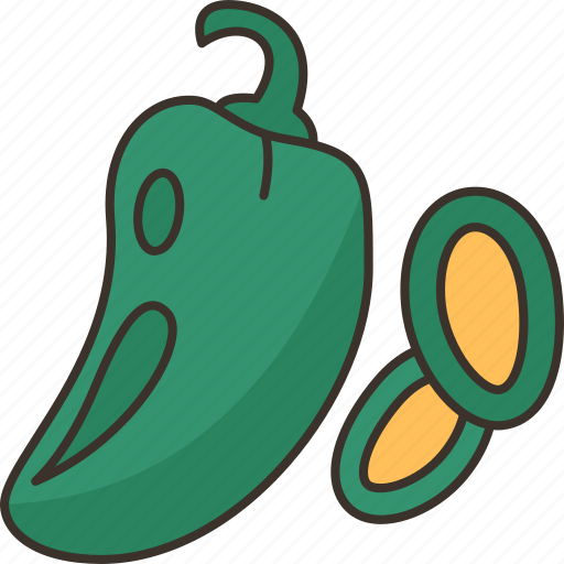 Jalapenos, chili, pepper, vegetable, seasoning icon - Download on Iconfinder