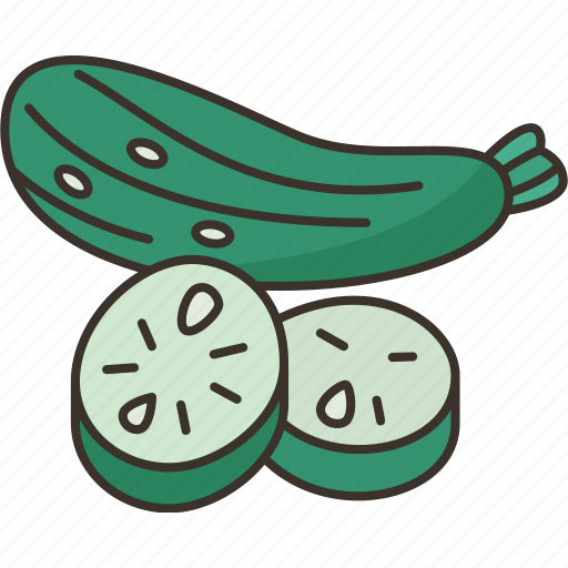 Zucchini, vegetable, ingredient, salad, cooking icon - Download on Iconfinder