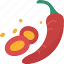 chili, spicy, vegetable, seasoning, cook