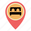 bed, hotel, location, map, pin, placeholder, pointer 