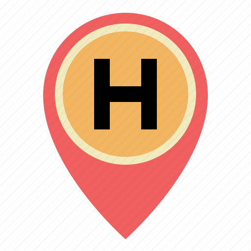 Gps, hotel, location, map, pin, placeholder, pointer icon - Download on Iconfinder