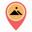 gps, location, map, mountain, pin, placeholder, pointer 