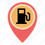 location, map, petrol, pin, placeholder, pointer, station 