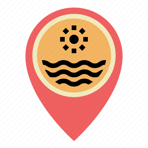 Bay, location, map, pin, placeholder, pointer, sea icon - Download on Iconfinder
