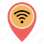 gps, location, map, pin, placeholder, pointer, wifi 