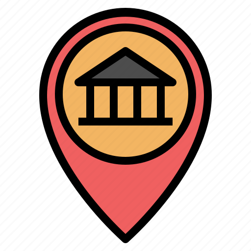 Gps, location, map, museum, pin, placeholder, pointer icon - Download on Iconfinder