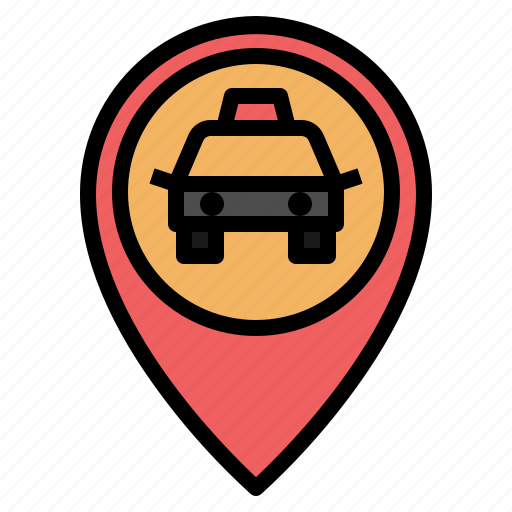 Gps, location, map, pin, placeholder, pointer, taxi icon - Download on Iconfinder