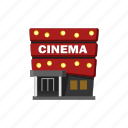 building, cinema, place, map, movie, film, navigation, entertainment, theater