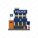 building, police, station