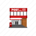 building, post, office, place, map, location, mail, parcel, transportation