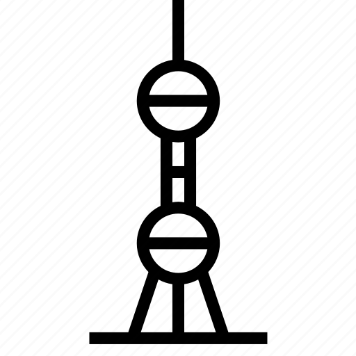 Building, oriental, pearl, shanghai, tower icon - Download on Iconfinder