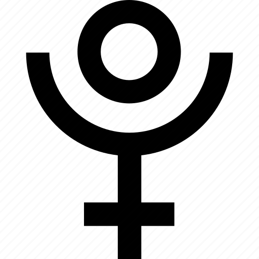 mercury astrology symbol transparent
