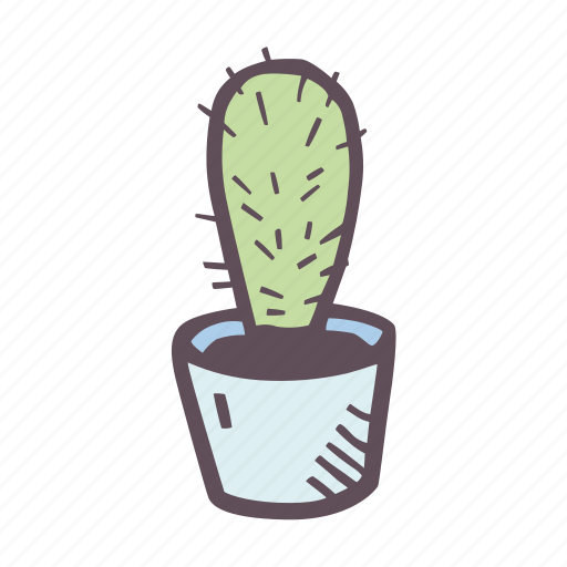 Cactus, flower, potted icon - Download on Iconfinder