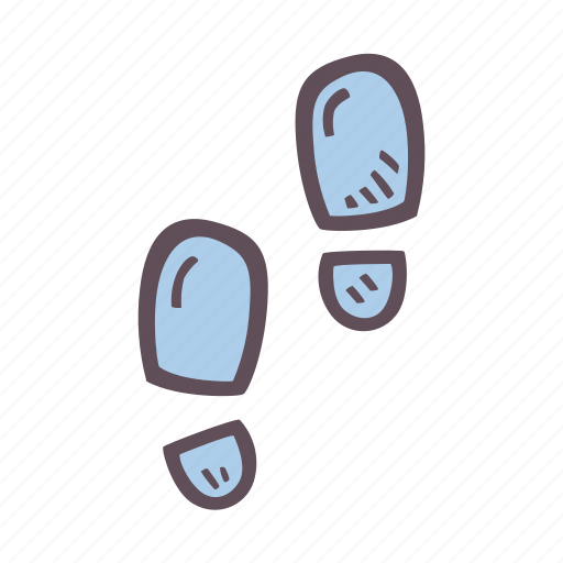 Foot, steps, feet, foot steps, footprint icon - Download on Iconfinder
