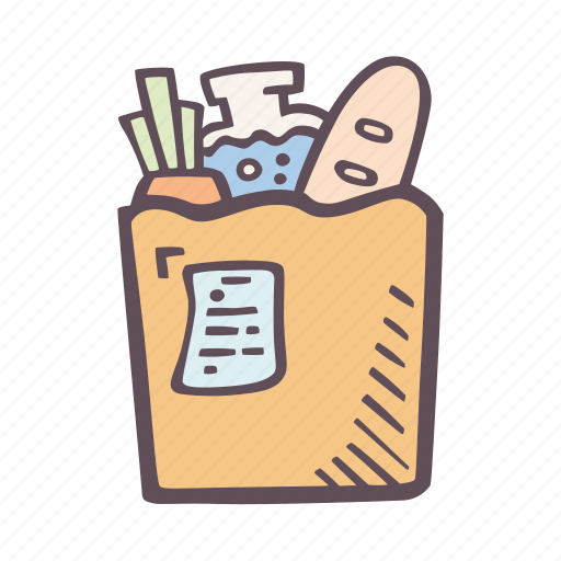 Groceries, bag, shopping icon - Download on Iconfinder