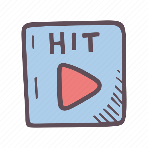 Hit, play, button, player icon - Download on Iconfinder