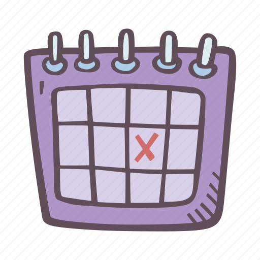 Marked, calendar, schedule, event, date icon - Download on Iconfinder